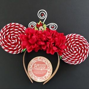 Very Merry Minnie Holiday Mouse Ears Disney Epcot